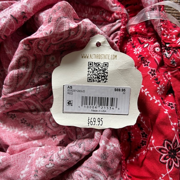 NWT Altar’d State Romper Size Medium Fourth of July // Country Concert - Picture 3 of 7